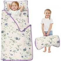 Pioneer Flower Floral Print Pattern Toddler Nap Mats for Kids Preschool,Sleeping Mat Bag or Kids,Toddler Sleeping Bag,Toddler Nap Mat or Daycare