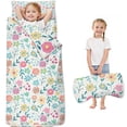 thumbnail image 1 of Pioneer Flower Floral Print Pattern Toddler Nap Mats for Kids Preschool,Sleeping Mat Bag or Kids,Toddler Sleeping Bag,Toddler Nap Mat or Daycare, 1 of 6