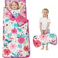 thumbnail image 1 of Pioneer Flower Floral Print Pattern Toddler Nap Mats for Kids Preschool,Sleeping Mat Bag or Kids,Toddler Sleeping Bag,Toddler Nap Mat or Daycare, 1 of 6