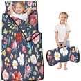 thumbnail image 1 of Pioneer Flower Floral Print Pattern Toddler Nap Mats for Kids Preschool,Sleeping Mat Bag or Kids,Toddler Sleeping Bag,Toddler Nap Mat or Daycare, 1 of 6