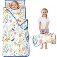 thumbnail image 1 of Pioneer Flower Floral Print Pattern Toddler Nap Mats for Kids Preschool,Sleeping Mat Bag or Kids,Toddler Sleeping Bag,Toddler Nap Mat or Daycare, 1 of 6