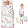 thumbnail image 1 of Pioneer Flower Floral Print Pattern Toddler Nap Mats for Kids Preschool,Sleeping Mat Bag or Kids,Toddler Sleeping Bag,Toddler Nap Mat or Daycare, 1 of 6