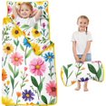 thumbnail image 1 of Pioneer Flower Floral Print Pattern Toddler Nap Mats for Kids Preschool,Sleeping Mat Bag or Kids,Toddler Sleeping Bag,Toddler Nap Mat or Daycare, 1 of 6