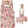thumbnail image 1 of Pioneer Flower Floral Print Pattern Toddler Nap Mats for Kids Preschool,Sleeping Mat Bag or Kids,Toddler Sleeping Bag,Toddler Nap Mat or Daycare, 1 of 6