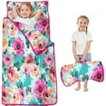 thumbnail image 1 of Pioneer Flower Floral Print Pattern Toddler Nap Mats for Kids Preschool,Sleeping Mat Bag or Kids,Toddler Sleeping Bag,Toddler Nap Mat or Daycare, 1 of 6