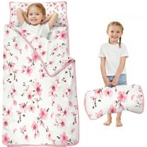 Pioneer Flower Floral Print Pattern Toddler Nap Mats for Kids Preschool,Sleeping Mat Bag or Kids,Toddler Sleeping Bag,Toddler Nap Mat or Daycare
