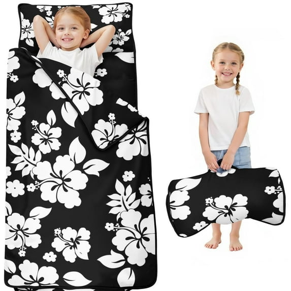 Pioneer Flower Floral Print Pattern Toddler Nap Mats for Kids Preschool,Sleeping Mat Bag or Kids,Toddler Sleeping Bag,Toddler Nap Mat or Daycare