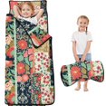 thumbnail image 1 of Pioneer Flower Floral Print Pattern Toddler Nap Mats for Kids Preschool,Sleeping Mat Bag or Kids,Toddler Sleeping Bag,Toddler Nap Mat or Daycare, 1 of 6