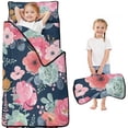 thumbnail image 1 of Pioneer Flower Floral Print Pattern Toddler Nap Mats for Kids Preschool,Sleeping Mat Bag or Kids,Toddler Sleeping Bag,Toddler Nap Mat or Daycare, 1 of 6