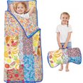 thumbnail image 1 of Pioneer Flower Floral Print Pattern Toddler Nap Mats for Kids Preschool,Sleeping Mat Bag or Kids,Toddler Sleeping Bag,Toddler Nap Mat or Daycare, 1 of 6