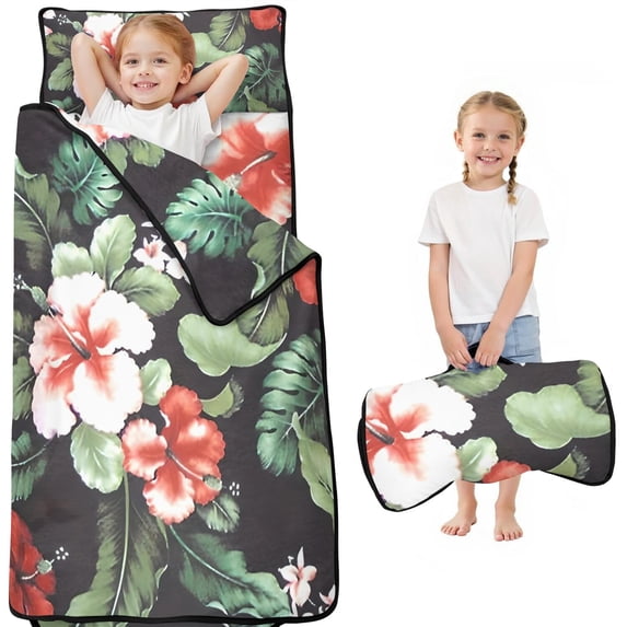 Pioneer Flower Floral Print Pattern Toddler Nap Mats for Kids Preschool,Sleeping Mat Bag or Kids,Toddler Sleeping Bag,Toddler Nap Mat or Daycare