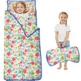 thumbnail image 1 of Pioneer Flower Floral Print Pattern Toddler Nap Mats for Kids Preschool,Sleeping Mat Bag or Kids,Toddler Sleeping Bag,Toddler Nap Mat or Daycare, 1 of 6