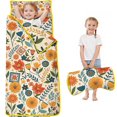 thumbnail image 1 of Pioneer Flower Floral Print Pattern Toddler Nap Mats for Kids Preschool,Sleeping Mat Bag or Kids,Toddler Sleeping Bag,Toddler Nap Mat or Daycare, 1 of 6
