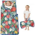 thumbnail image 1 of Pioneer Flower Floral Print Pattern Toddler Nap Mats for Kids Preschool,Sleeping Mat Bag or Kids,Toddler Sleeping Bag,Toddler Nap Mat or Daycare, 1 of 5