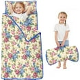 thumbnail image 1 of Pioneer Flower Floral Print Pattern Toddler Nap Mats for Kids Preschool,Sleeping Mat Bag or Kids,Toddler Sleeping Bag,Toddler Nap Mat or Daycare, 1 of 6
