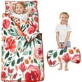 thumbnail image 1 of Pioneer Flower Floral Print Pattern Toddler Nap Mats for Kids Preschool,Sleeping Mat Bag or Kids,Toddler Sleeping Bag,Toddler Nap Mat or Daycare, 1 of 6