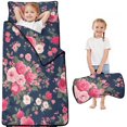 thumbnail image 1 of Pioneer Flower Floral Print Pattern Toddler Nap Mats for Kids Preschool,Sleeping Mat Bag or Kids,Toddler Sleeping Bag,Toddler Nap Mat or Daycare, 1 of 6