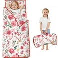 thumbnail image 1 of Pioneer Flower Floral Print Pattern Toddler Nap Mats for Kids Preschool,Sleeping Mat Bag or Kids,Toddler Sleeping Bag,Toddler Nap Mat or Daycare, 1 of 6