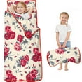 thumbnail image 1 of Pioneer Flower Floral Print Pattern Toddler Nap Mats for Kids Preschool,Sleeping Mat Bag or Kids,Toddler Sleeping Bag,Toddler Nap Mat or Daycare, 1 of 6