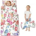 thumbnail image 1 of Pioneer Flower Floral Print Pattern Toddler Nap Mats for Kids Preschool,Sleeping Mat Bag or Kids,Toddler Sleeping Bag,Toddler Nap Mat or Daycare, 1 of 6