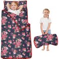 thumbnail image 1 of Pioneer Flower Floral Print Pattern Toddler Nap Mats for Kids Preschool,Sleeping Mat Bag or Kids,Toddler Sleeping Bag,Toddler Nap Mat or Daycare, 1 of 6