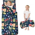 thumbnail image 1 of Pioneer Flower Floral Print Pattern Toddler Nap Mats for Kids Preschool,Sleeping Mat Bag or Kids,Toddler Sleeping Bag,Toddler Nap Mat or Daycare, 1 of 6