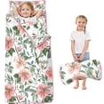 thumbnail image 1 of Pioneer Flower Floral Print Pattern Toddler Nap Mats for Kids Preschool,Sleeping Mat Bag or Kids,Toddler Sleeping Bag,Toddler Nap Mat or Daycare, 1 of 6