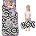 thumbnail image 1 of Pioneer Flower Floral Print Pattern Toddler Nap Mats for Kids Preschool,Sleeping Mat Bag or Kids,Toddler Sleeping Bag,Toddler Nap Mat or Daycare, 1 of 6