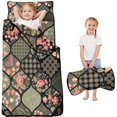 thumbnail image 1 of Pioneer Flower Floral Print Pattern Toddler Nap Mats for Kids Preschool,Sleeping Mat Bag or Kids,Toddler Sleeping Bag,Toddler Nap Mat or Daycare, 1 of 6