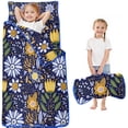 thumbnail image 1 of Pioneer Flower Floral Print Pattern Toddler Nap Mats for Kids Preschool,Sleeping Mat Bag or Kids,Toddler Sleeping Bag,Toddler Nap Mat or Daycare, 1 of 6