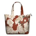 thumbnail image 1 of Pioneer Flower Floral Print Pattern Travel Tote Bags for Women Carry On,Large Weekender Bags for Women Travel,Multi Functional Duffle Bag for Work,Shopping,Sports, 1 of 5