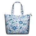 thumbnail image 1 of Pioneer Flower Floral Print Pattern Travel Tote Bags for Women Carry On,Large Weekender Bags for Women Travel,Multi Functional Duffle Bag for Work,Shopping,Sports, 1 of 5