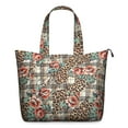 thumbnail image 1 of Pioneer Flower Floral Print Pattern Travel Tote Bags for Women Carry On,Large Weekender Bags for Women Travel,Multi Functional Duffle Bag for Work,Shopping,Sports, 1 of 5