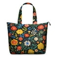 thumbnail image 1 of Pioneer Flower Floral Print Pattern Travel Tote Bags for Women Carry On,Large Weekender Bags for Women Travel,Multi Functional Duffle Bag for Work,Shopping,Sports, 1 of 5