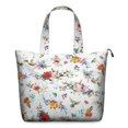 thumbnail image 1 of Pioneer Flower Floral Print Pattern Travel Tote Bags for Women Carry On,Large Weekender Bags for Women Travel,Multi Functional Duffle Bag for Work,Shopping,Sports, 1 of 5
