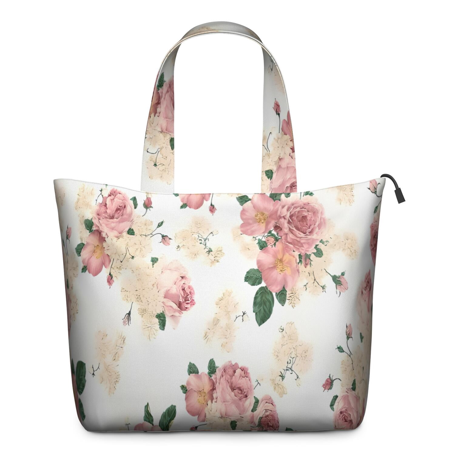 Pioneer Flower Floral Print Pattern Travel Tote Bags for Women Carry On,Large Weekender Bags for Women Travel,Multi Functional Duffle Bag for Work,Shopping,Sports