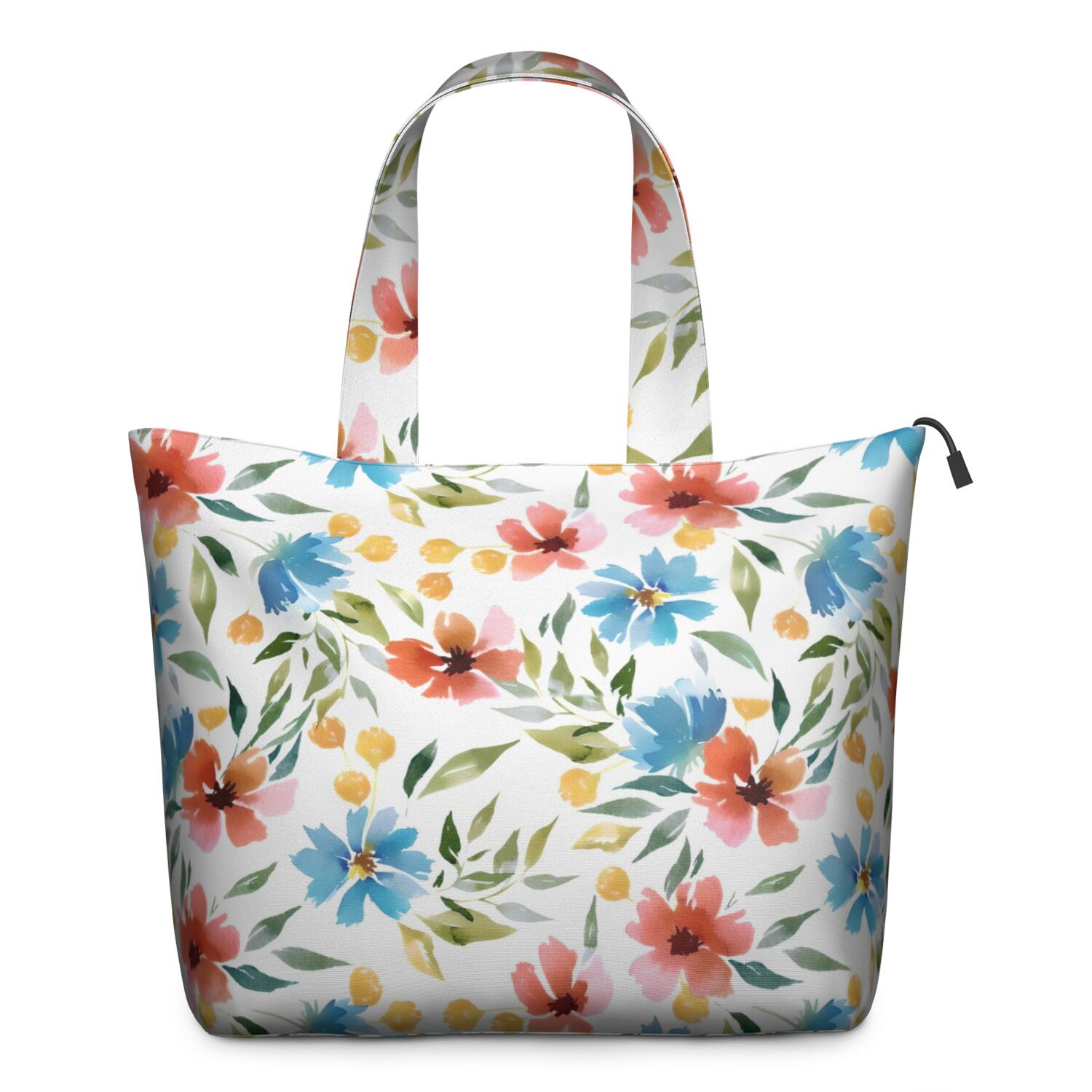Pioneer Flower Floral Print Pattern Travel Tote Bags for Women Carry On,Large Weekender Bags for Women Travel,Multi Functional Duffle Bag for Work,Shopping,Sports