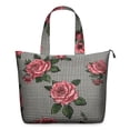 thumbnail image 1 of Pioneer Flower Floral Print Pattern Travel Tote Bags for Women Carry On,Large Weekender Bags for Women Travel,Multi Functional Duffle Bag for Work,Shopping,Sports, 1 of 5