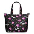 thumbnail image 1 of Pioneer Flower Floral Print Pattern Travel Tote Bags for Women Carry On,Large Weekender Bags for Women Travel,Multi Functional Duffle Bag for Work,Shopping,Sports, 1 of 5