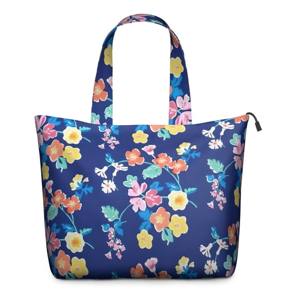 Pioneer Flower Floral Print Pattern Travel Tote Bags for Women Carry On,Large Weekender Bags for Women Travel,Multi Functional Duffle Bag for Work,Shopping,Sports