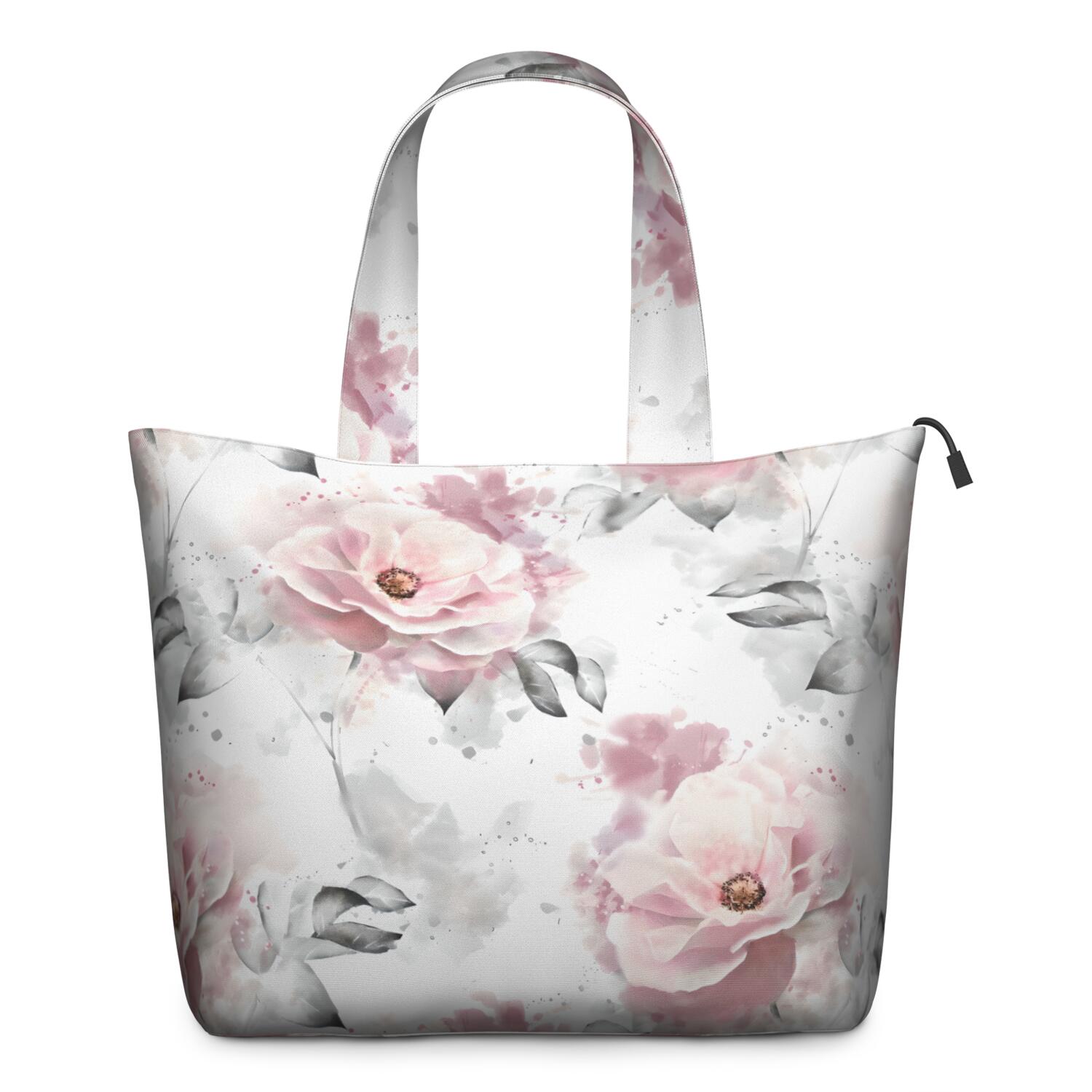 Pioneer Flower Floral Print Pattern Travel Tote Bags for Women Carry On,Large Weekender Bags for Women Travel,Multi Functional Duffle Bag for Work,Shopping,Sports