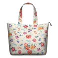 thumbnail image 1 of Pioneer Flower Floral Print Pattern Travel Tote Bags for Women Carry On,Large Weekender Bags for Women Travel,Multi Functional Duffle Bag for Work,Shopping,Sports, 1 of 5
