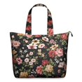 thumbnail image 1 of Pioneer Flower Floral Print Pattern Travel Tote Bags for Women Carry On,Large Weekender Bags for Women Travel,Multi Functional Duffle Bag for Work,Shopping,Sports, 1 of 5