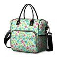 thumbnail image 1 of Pioneer Flower Floral Print Pattern Womens Lunch Box for Work,Insulated Large Lunch Bag,Leakproof Adult Lunch Bag for Work,Beach,Travel,Picnic,Camping, 1 of 6