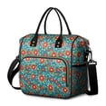thumbnail image 1 of Pioneer Flower Floral Print Pattern Womens Lunch Box for Work,Insulated Large Lunch Bag,Leakproof Adult Lunch Bag for Work,Beach,Travel,Picnic,Camping, 1 of 6