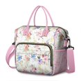 thumbnail image 1 of Pioneer Flower Floral Print Pattern Womens Lunch Box for Work,Insulated Large Lunch Bag for Tween and Teen,Loncheras Para Mujer,Leakproof Adult Lunch Bag for Work,Beach,Travel,Picnic,Camping, 1 of 7
