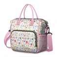 thumbnail image 1 of Pioneer Flower Floral Print Pattern Womens Lunch Box for Work,Insulated Large Lunch Bag for Tween and Teen,Loncheras Para Mujer,Leakproof Adult Lunch Bag for Work,Beach,Travel,Picnic,Camping, 1 of 7
