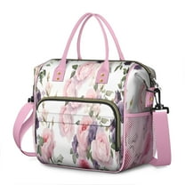 Pioneer Flower Floral Print Pattern Womens Lunch Box for Work,Insulated Large Lunch Bag for Tween and Teen,Loncheras Para Mujer,Leakproof Adult Lunch Bag for Work,Beach,Travel,Picnic,Camping