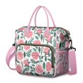 thumbnail image 1 of Pioneer Flower Floral Print Pattern Womens Lunch Box for Work,Insulated Large Lunch Bag for Tween and Teen,Loncheras Para Mujer,Leakproof Adult Lunch Bag for Work,Beach,Travel,Picnic,Camping, 1 of 7