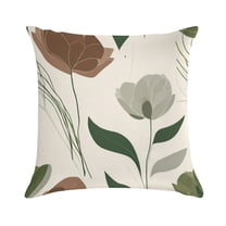 Pioneer Flower Pillow Covers,Pioneer Flower Throw Pillow Covers 20"×20" ,Living Room Sofa Couch Pillow Covers,Decorative Pillow Covers